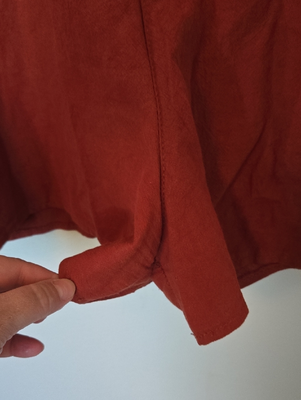 Amazon | Rust Red Shortalls Size Large - Picture 7 of 8